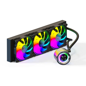 Thiết kế mới 5V AIO <span class=keywords><strong>CPU</strong></span> làm mát chất lỏng 360mm RGB quạt làm mát với video phát lại máy bơm nước cho trường hợp máy tính - Product Image 2