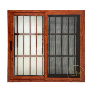 Haupt balkon Schmiedeeisen Stahl fenster Schutz grill Design Aluminium fenster