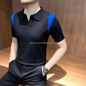 <span class=keywords><strong>POLO</strong></span> t-shirt a maniche corte da <span class=keywords><strong>uomo</strong></span> nuova 2026 estiva in cotone a mezza manica alta moda colletto <span class=keywords><strong>di</strong></span> marca t-shirt - Product Image 2