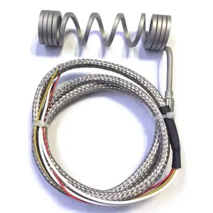 Calentador de bobina de canal caliente de inyección industrial, elemento de calefacción, 4mm, 220v, 500w