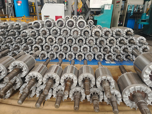 Pressa per pressofusione a <span class=keywords><strong>camera</strong></span> fredda verticale da 100T ad alta velocità per fusione di alluminio a parete sottile per connettori di rotori di piccoli motori - Product Image 3