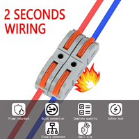 LT-211 hebel draht anschluss für Schnell anschluss 28-12 AWG(0, 08-4 mm2)32A 250V Draht verbinder Compact Splice Insula ted Terminal