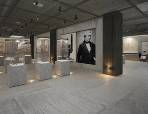 Mostrador de exhibición de vidrio con luz LED personalizado para exhibición de museos, ferias de muebles, vitrina de exposiciones - Product Image 3