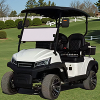 Voiturette de golf électrique 2 places, chariot de chasse, buggy de golf, buggy de golf à batterie lithium-ion, certifiée DOT CE GCC EEC pour les routes non publiques