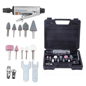 16pcs Power Pneumatic Tool Grinder Air Die Grinder Box Set Kit Mini Pneumatic Electric Grinders Machine