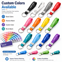 Porte-clés en silicone personnalisé avec logo, bracelet en spirale, support de clés mains libres, cadeau promotionnel d'entreprise en gros