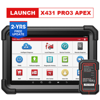 Launch X431 Pro3 APEX Obd2 Auto Car Diagnostic Automotive Scanner Tool Vehicle Machine Herramientas de diagnóstico para coches PRO3S Pro