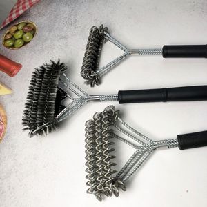 Bbq Wire Brush Stainless Steel Heavy Duty Grill Cleaning Tool For Barbecue Grills - Product Image 3