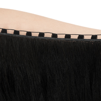 Extensions de cheveux russes fines et invisibles Genius Weft, cheveux bouclés Genius Weft doublement étirés