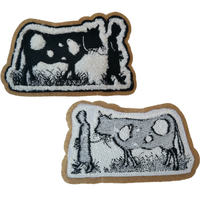 Fabricant de gros patchs de broderie en chenille personnalisés à coudre pour vêtements, sacs et serviettes