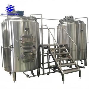 Équipement de brasserie commerciale personnalisé, contrôlé par PLC, capacités de 500L à 1000L, <span class=keywords><strong>machine</strong></span> à <span class=keywords><strong>pression</strong></span> pour la <span class=keywords><strong>bière</strong></span> destinée aux brasseries et aux pubs - Product Image 2