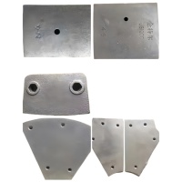 Plaque de revêtement, lame, grattoir et bras mélangeur pour bétonnière professionnelle personnalisée – Fournitures d'accessoires pour centrales à béton