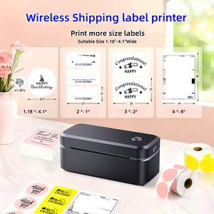 เครื่องพิมพ์ฉลากความร้อนแบบพกพา Marklife X4 ความละเอียด 203dpi สำหรับธุรกิจ พิมพ์ขนาด 4x6 นิ้ว ได้รับการรับรองมาตรฐาน ROHS เชื่อมต่อผ่าน <span class=keywords><strong>USB</strong></span>/ไร้สาย เหมาะสำหรับใช้ในคลังสินค้าด่วน - Product Image 3