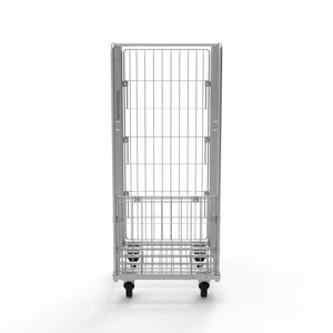 Mạ kẽm CuộN <span class=keywords><strong>container</strong></span> l710xd800xh1700mm giặt CuộN lồng nửa mở cửa hậu cần Xe đẩy giỏ hàng hóa & Thiết bị lưu trữ - Product Image 6