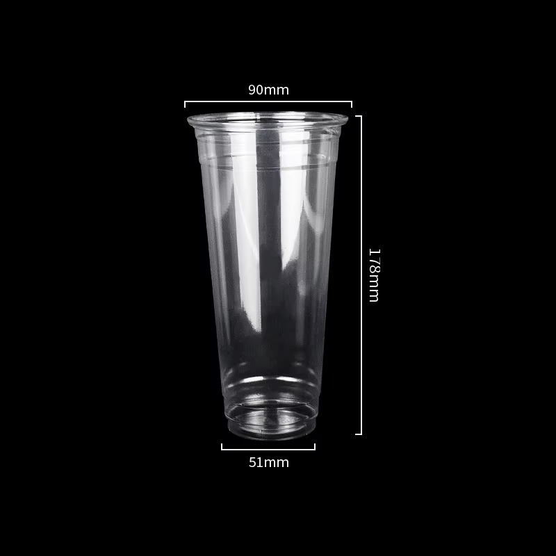 tasse transparente sans couvercle