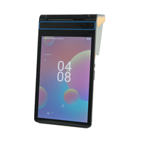 Android 12 Tout-en-Un POS Tablet System Terminal Portable SDK Fonctionnalité NFC Bluetooth Avec Imprimante 58/80mm