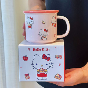 Taza de Cerámica Zuo Mu My Melody con Asa, Diseño Rosa, Reutilizable, Regalo para Niños y Adultos, Primavera 2025 - Product Image 3