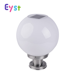 Yüksek parlaklık IP65 su geçirmez CE sertifikalı 360 işın açısı güneş çim Pillar lamba hareket sensörü 10h çalışma zamanı bahçe lambası - Product Image 6