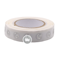 Étiquettes RFID vierges en PVC PET rondes de petite taille, imperméables, 15 mm, ICODESLI 1K, en rouleau, vente en gros