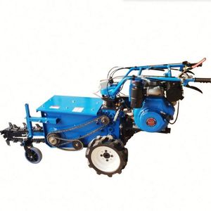 Máquina de zanjado manual con cadena, microcultivador agrícola hidráulico pequeño, máquina de zanjado profundo para huertos y tuberías - Product Image 2