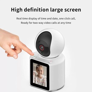 LCD 1080P nhà thông minh an ninh âm thanh bé Màn hình Wifi ip camera quan sát không dây với con người tự động theo dõi đám mây bé khóc phát hiện - Product Image 2