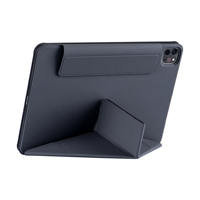 Housse mince pour tablette avec dos en TPU souple, réveil automatique/sommeil Housse en cuir à trois plis avec coque arrière pour ipad 10e génération