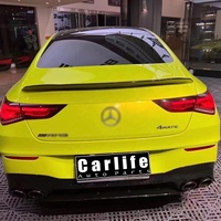 Pièces d'apparence de diffuseur arrière CLA45 pour Mercedes benz W118 CLA 2019-2023 année mise à niveau CLA45 diffuseur et tuyaux arrière