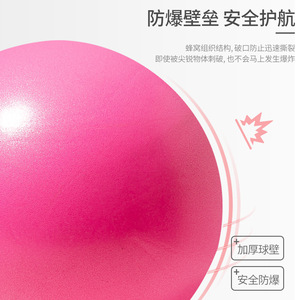 Ballon de Pilates et de Yoga en PVC Anti-éclatement pour la Grossesse, les Enfants, l'Exercice, l'Équilibre, le Fitness, le Massage, le Remodelage Corporel, les Étirements et l'Entraînement 55cm - Product Image 4