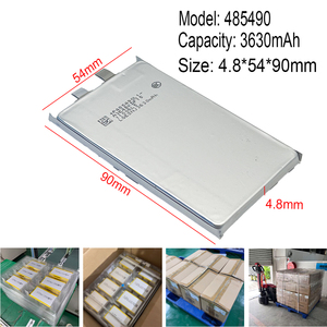 485490 3630mAh แบตเตอรี่3.85V ODM 10000mAh ชาร์จได้ลิเธียมไอออนเซลล์แบตเตอรี่3.7V ต้นฉบับสำหรับมือถือ gimbal แล็ปท็อป - Product Image 2