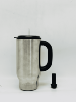 Bouteille d'eau sport en acier inoxydable 304 vert foncé, gourde isotherme anti-fuite avec paille, personnalisable avec logo, pour la gym / l'école