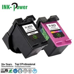 INK-POWER 803 XL 803XL cartuccia d'inchiostro a getto d'inchiostro rigenerata a colori Premium per stampante HP HP803 HP803XL Deskjet 1115 2130 3630