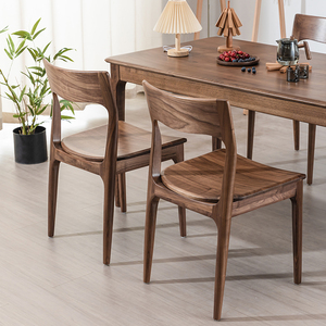 Directo de fábrica, muebles para el hogar, precio al por mayor, mesa de comedor de madera de nogal, escritorio de ordenador listo, mesas de oficina, juego de restaurante - Product Image 6