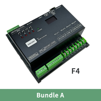Contrôleur de relais intelligent KinCony F4 4 canaux sur rail DIN ESP32-S3 Tuya WiFi RJ45 Ethernet 16A Relais Entrée numérique analogique RS485