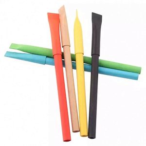Promotional Advertising Gift Eco Friendly Recycled Kraft Ball Custom Pen With <b>Rolling</b> <b>Paper</b> - Product Image 1