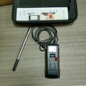 Anémomètre à fil chauffant Testo 425, sonde télescopique, mesure de la vitesse et de la température de l'air, compteur CFM, produit le plus vendu - Product Image 1