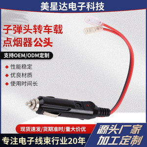 Câble de connexion pour allume-cigare de voiture, fil de connexion pour allume-cigare à connecteur rotatif, connecteur mâle pour allume-cigare de voiture - Product Image 1