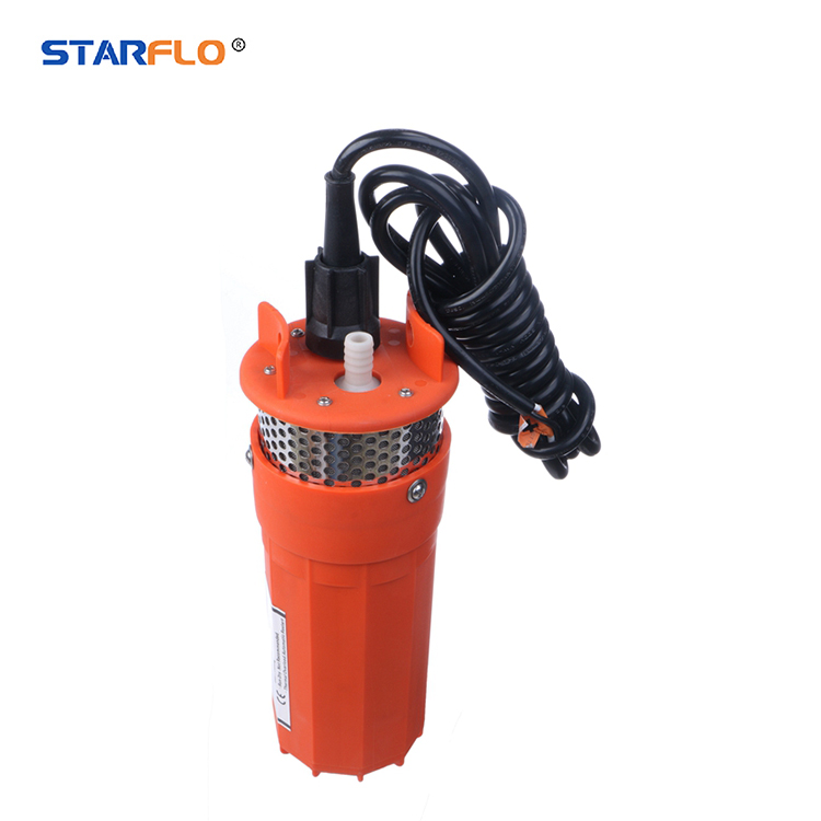 STARFLO 12V DC 70m high lift solar powered electric submersible solar water pump for agriculture