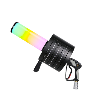 Fabrieksdirect 20W Handheld LED <span class=keywords><strong>CO2</strong></span> Confettikanon IJzer RGB 3-in-1 voor Disco Party Bruiloft Festival - Product Image 1