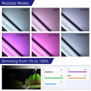 Lampe de culture pour plantes aquatiques WEEK AQUA M Series Version 3 RGB+UV, Bluetooth, pour aquariums et plantes aquatiques. - Product Image 3