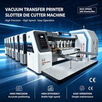 Zware-duty vacuümadsorptie 5-kleuren computerflexo-drukkerij rotatie-stansmachine voor de productie van fruitkartonnen verpakkingen