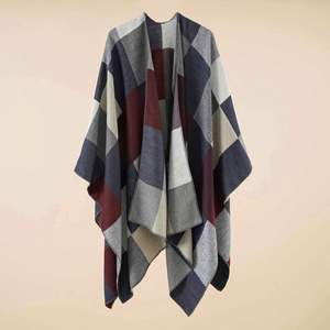 Wholesale Wool 150*130cm Womens Long Cape <b>Poncho</b> Winter Scarves Dress Wrap Pashmina Shawls - Product Image 1