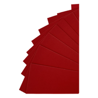 Papier cartonné rouge de qualité supérieure en pure pâte de bois, épais, double face, rouge chinois, format A4, pour bricolage, emballage cadeau, création artistique