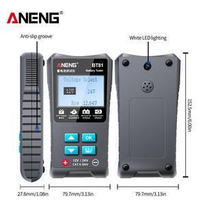 เครื่องตรวจแบตเตอรี่รถยนต์ BT81 12V24V ตรวจสอบความจุ อายุการใช้งาน ความต้านทานภายใน และแรงดันไฟฟ้า - Product Image 3