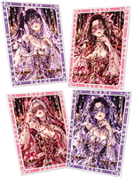 Offre Spéciale : Cartes Métalliques Créatives Qingxiu DS – Variété de Designs, Collaborations, Cartes Waifu, Cartes de Jeu de Société Anime Goddess Story
