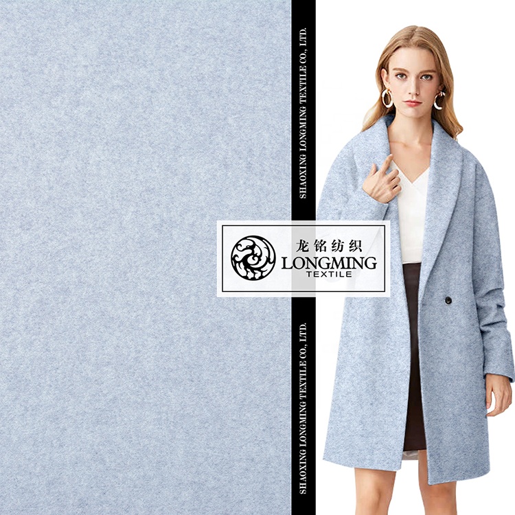 Поставка Amazon, Стильная красивая толстая трикотажная ткань из Мелтона с начесом, 380 г/м2, искусственная шерсть для пальто