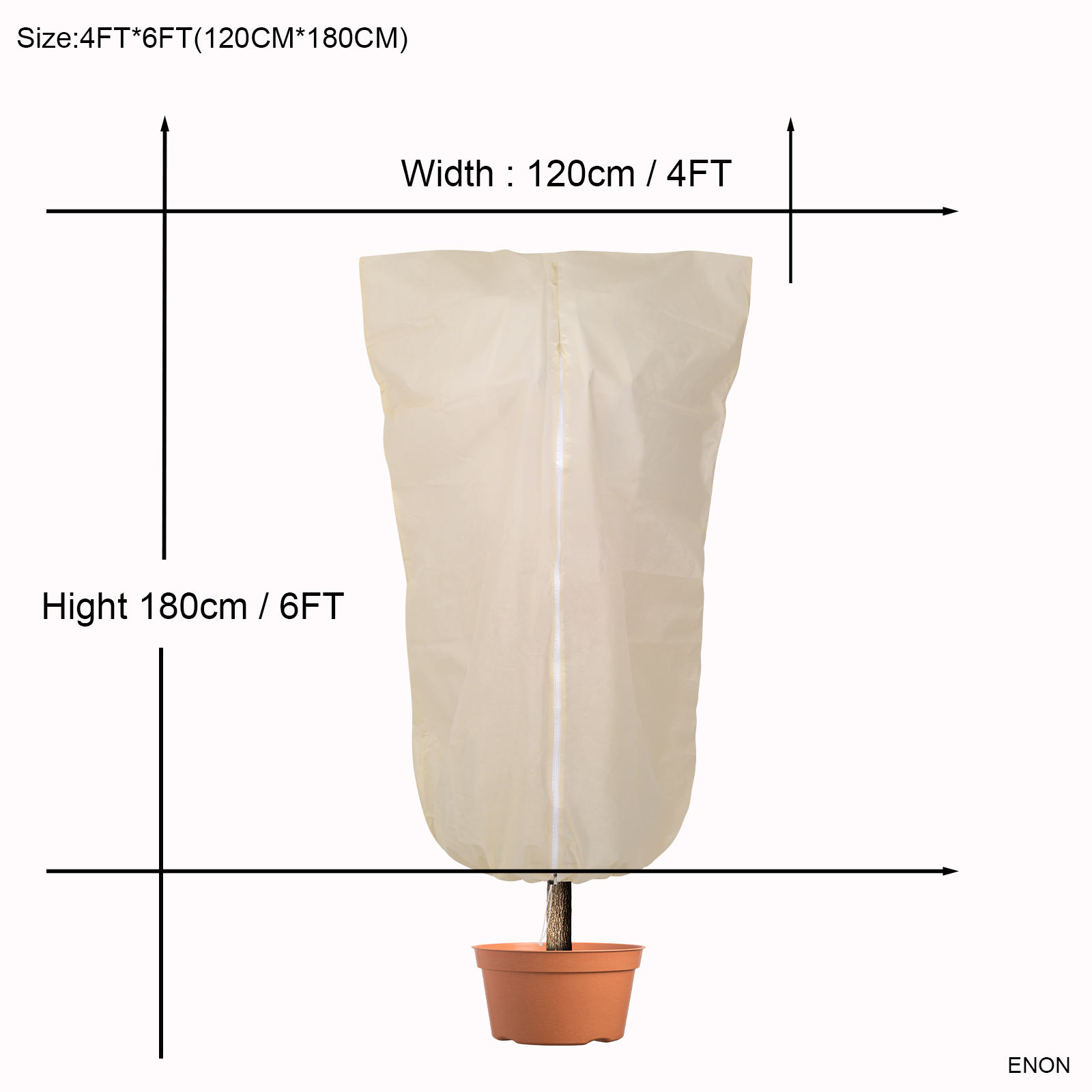 Beige-4 pies * 6 pies