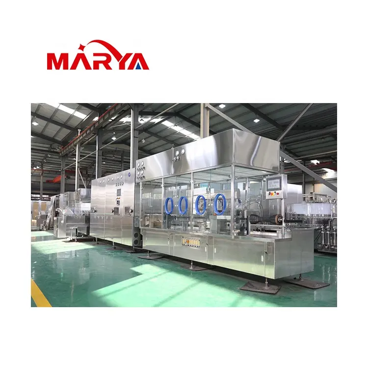 Máquina de llenado de ampollas Marya en línea de producción de sellado de llenado de lavado de ampollas