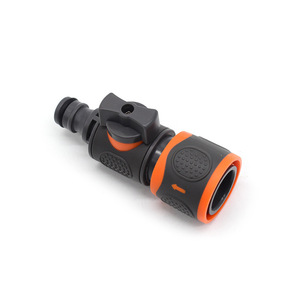 Connecteur d'eau de jardin à connexion rapide 25 mm en plastique fileté pour tuyau PVC, usage irrigation - Product Image 1