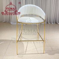 Tabouret demi-bar extérieur chaises hautes en or pour comptoir tabouret de bar meubles de bar pour la maison