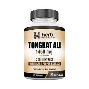 Suplemento de Salud a Base de Extracto de Tongkat Ali Herbal OEM/ODM para Adultos, Cápsulas de 500 mg - Fórmula Personalizable para el Control de Energía - Product Image 1